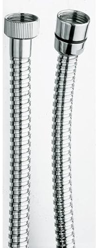 Valentin - Flexible laiton double agrafage demontable 1 cote 2m 15021 chrome 89390000000
