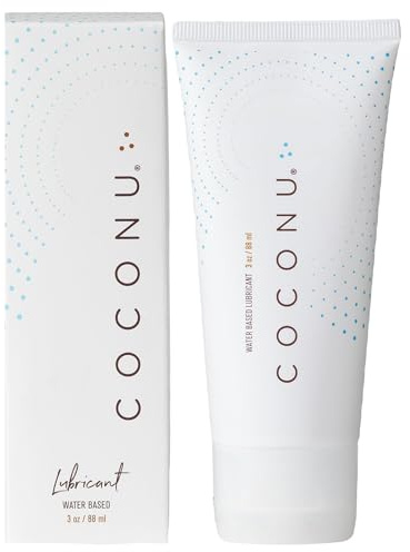 Coconu Gleitmittel auf Wasserbasis, vegan, für Paare, Männer, Frauen und den persönlichen Gebrauch, tierversuchsfrei, essbar, hypoallergen, 85 ml