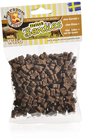 Larsson | Fleisch-BENTIES Kauartikel - Fleisch-WILD Hunde Snack Leckerlie 150gr