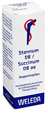 Stannum D 8 Succinum D 8 aa Augentropfen, 10 ml