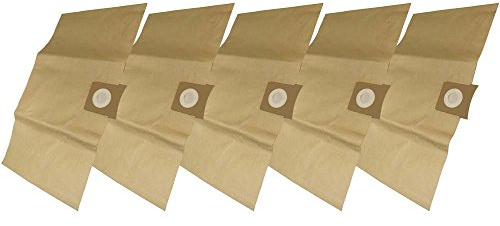 5 Industrie- Baustellen- Gewerbe- Heavy Papier Staubsaugerbeutel passend für Aqua Vac Super 22, 6.904-051/6.904-263