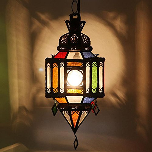 Lampe marocaine á Suspension Moulawlidat fait main Lampe artisanale L1311