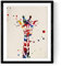 Nacnic Plakat Giraffe 2 Aquarellentwurf. Mischen Sie mit Aquarell-Stylesheets für die Innendekoration. A4-Format