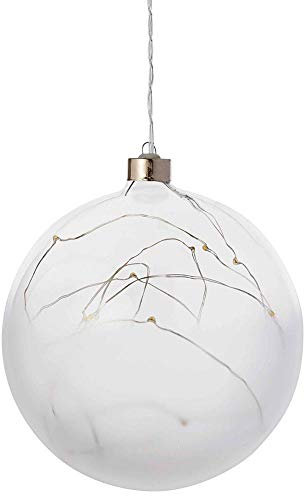 Räder [SA2025/08] Lichtkugel gefrostet,D 15cm, LED Timer