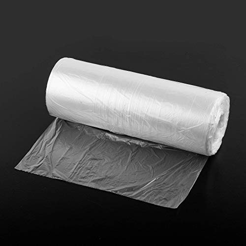 (Confezione da 4000) Sacchetti in polietilene HDPE 25 x 40 cm in Rotolo, sicuri in plastica con congelatore a Contatto per imballaggio Alimentare
