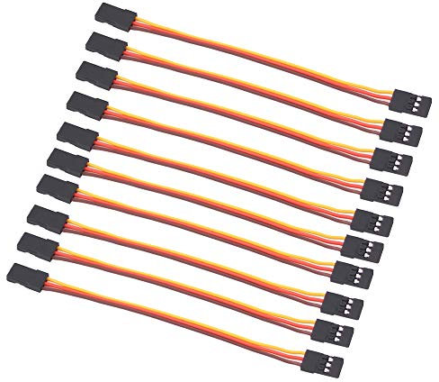 OliRC 10 St. Männlichen zu Männlichen 10cm Servo Verlängerungs Kabel 26awg 30cores Kabel für KK MWC Eagle Control Board (C58-10)