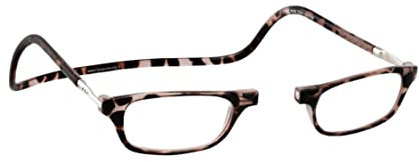 CliC Eyewear - Lesebrille - Mit flexiblen Magneten - Original CLIC CLASSIC - Lesebrille für Damen und Herren (1.5, Tortoise)
