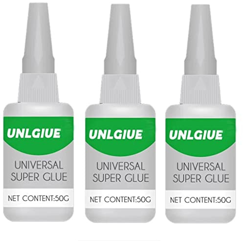 Momolaa Colle super forte,Super colle universelle, colle en plastique forte pour le verre en métal en céramique de résine,50ml x3