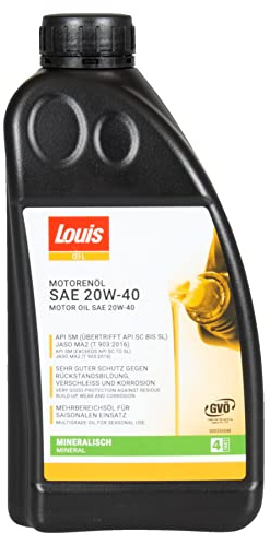 TANICA PROCYCLE/LOUIS OLIO MOTORE 4T SAE 20W-40, 1 LITRI MINERALE lubrificante multigrado