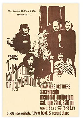 Frank Zappa & The Mothers Of Invention Retro Classic Music Singer Cover 1 Canvas Poster Bedroom Decor Sports Landscape Office Room Decor Gift Unframe:12x18inch(30x45cm)