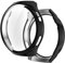 Hülle mit Glas Displayschutz Kompatibel mit Huawei Watch GT 2e Smartwatch - Hart PC Schutzhülle Vollschutz Kratzfest Display Schutzfolie Ultradünne Schutz Case für Huawei Watch GT 2e (Schwarz)