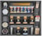 Orga-Box I Multi-Gewürzdoseneinsatz 515 x 473 x 40 mm oriongrau mit Antiruschbeschichtung Multi-Gewürzglaseinsatz für Tandembox Antaro/Intivo u. ModernBox im 60er Schrank Schubladeneinsatz