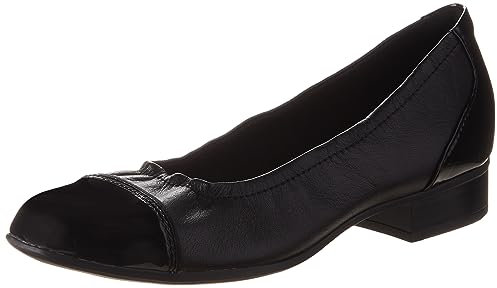 Clarks - - Juliet Step-Schuhe für Damen, Kolorit Black Leather, Größe: 41.5 EU