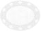 Hypafol Tortenspitzen 100 Stück | oval | Spitzendeckchen für Kuchen, Torte, Snacks | Plattenunterlage aus 100% Papier | Ideal für Gastronomie, Hochzeiten, Geburtstagsfeiern oder Catering (26 x 35 cm)