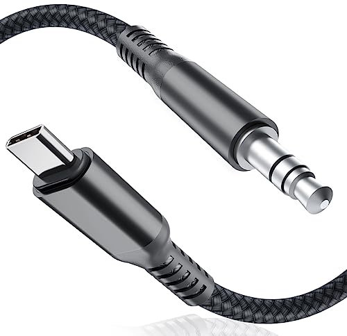 Basesailor für Samsung Galaxy S25 Aux Kabel 1,2M,USB C auf 3,5mm Klinkenstecker Audio Adapter,Aux-Kabel für Z Fold Flip,S25 S24 S23 S22 FE Ultra,Tab S8 S9 S10 S10+,A15,A25,A33 A34 A35,A53 A54 A55 A56