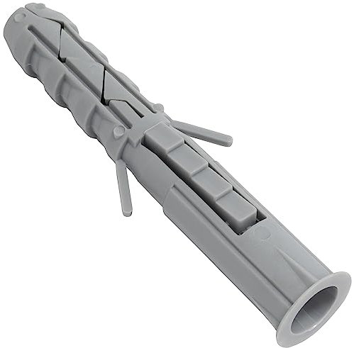 AERZETIX - C67104 - Satz von 20 klassischen Dübeln Ø16x100 mm mit kragen - aus polyamid - maurerei befestigung beton ziegelstein parpaing gebäude schrauben bauerei