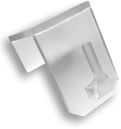 dekondo Gancio decorativo per finestra per decorazione finestra trasparente (20, 15-20 mm di spessore della finestra)