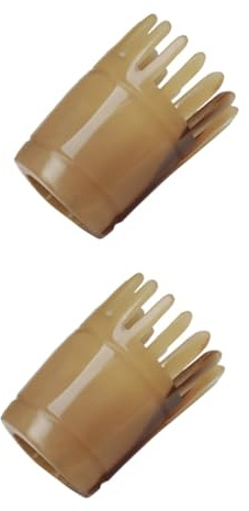 MAGICLULU 2 Stücke Horn Kamm Haar Kopfhaut Kamm Für Natürliche Horn Kopfhaut Horn Griff Akupunkturpunkt Relief