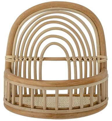 Bloomingville Mini Preet Regal aus Rattan in der Farbe Natur, Maße: L30xH31xW21 cm, 82056692