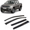 CarJoy Windabweiser Luftabweiser Regenabweiser Seitenfensterabweiser Kompatibel mit VW Amarok Typ 2F 2009-2020 Autofenster Regenschutz Regenabweiser Anklebbare Deflektoren 4 Stück