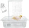 Automatische Vogelbadewanne, Vogelduschbox, kleine Papageienwanne, Mehrzweck-Bad für Vögel, automatische Badewanne mit mehreren Wasserhähnen für kleine, mittelgroße Sittiche, Reinigungszubehör,