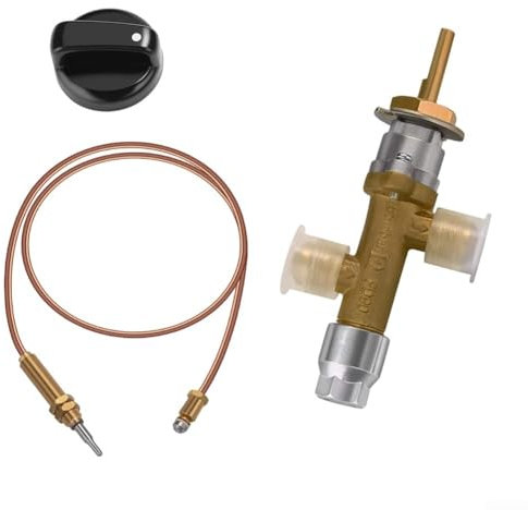 Gas-Terrassenheizungs-Steuerventil, Thermoelement und Kippschalter-Set für Terrassenheizer, Kippschalter, Hauptsteuerventil, Thermoelement-Sensor