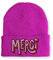 tshirtladen Mütze Merci Wintermütze Beanie mit lustigem Spruch, Farbe: Pink