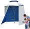 Honhoha Parapluie portable, parapluie de pêche Tente parapluie de sport | Accessoires de parapluie de pêche semi-circulaire imperméables, tissu entourant le parasol de pêche avec protection UV pour