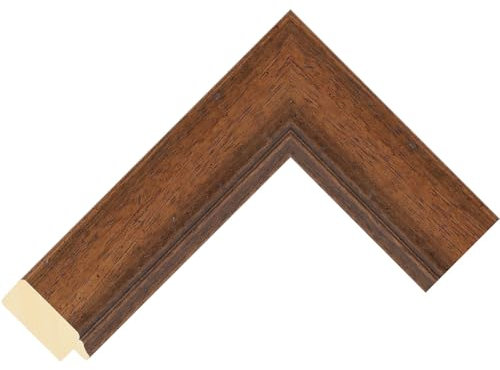 Customisable Bezel/Frame compatible with the Samsung Frame TV (43 inch) - Wood Style Frames (Flat Oak 44mm)