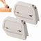 Safe Ceramic Box Cutter, Mini Ceramic Paper Cutter with Auto-Retractable, Portable Compact Box Opener Tool, Stays Sharp Up to 10X Longer (White-2pcs)