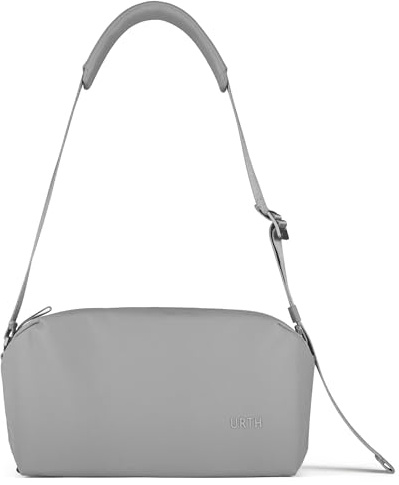 Urth Dolomite 8L Grande Borsa a Tracolla Foto | Resistente all'acqua, riciclata, borsa quotidiana multifunzione DSLR, colore Grigio Pietra