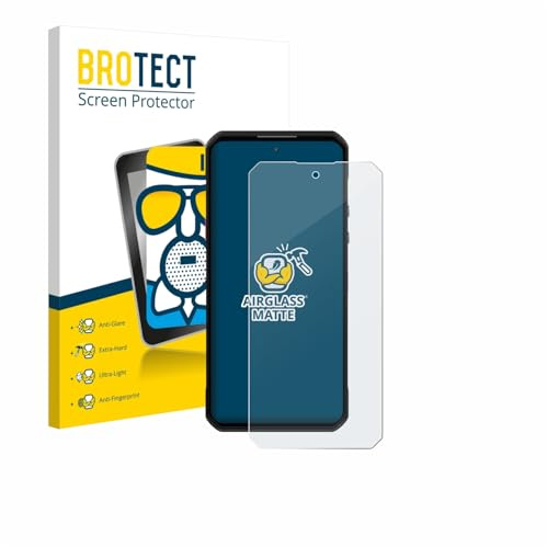 BROTECT Schutzglas für Oukitel WP60 | Entspiegelnder Displayschutz Made in Germany Schutzfolie Glas Matt Anti-Reflex Kratzfest 9H Anti-Fingerprint Einfache Montage
