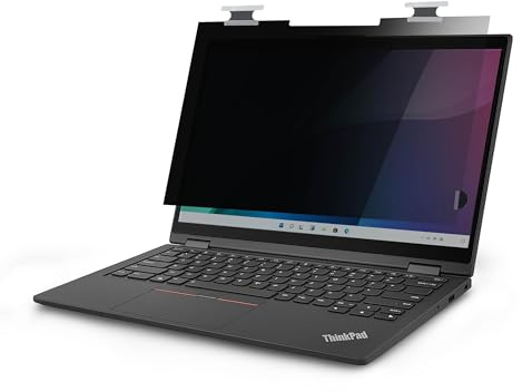 StarTech Lenovo X13 Yoga Gen 4 Blickschutzfilter, Blendfrei, Flip-Over | Sichtschutzfilter, Touch, 75% Lichtdurchlässigkeit, Blaulichtfilter