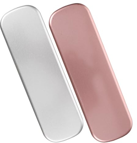 Healeved Hartes Federmäppchen Metall für Schüler 2 Stück Rechteckig | Tinplate, Klappbares Design, Kratzfest, für Schreibtisch und Zuhause, für Kleine Gegenstände