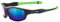 uvex sportstyle 507, gafas de sol infantiles, de espejo, incl. cinta, black matt green/green, one size