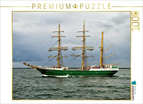 CALVENDO Puzzle Großsegler Alexander v. Humboldt II auf der Ostsee vor Warnemünde, Hanse Sail 2013 1000 Teile Puzzle quer | 1000 Teile Lege-Größe 64 x 48 cm Foto-Puzzle für glückliche Stunden