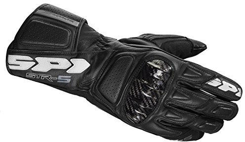 SPIDI Motorrad Handschuhe STR-5, Schwarz, Größe XXL