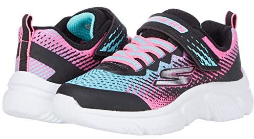 Skechers Go Run 650, Scarpe da Ginnastica Bambine e ragazze, Nero Black Pink Blue, 28 EU
