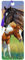 3D LiveLife Bookmark - Mare & Foal from Deluxebase. A Horse book marker with lenticular 3D artwork licensed from renowned artist Cynthie Fisher