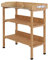 Outsunny Table de rempotage avec 2 étagères 3 Crochets Outils Table de Jardinage Plateau tôle Acier galvanisé avec Rebord - Table de Plantation Bois Sapin pré-huilé
