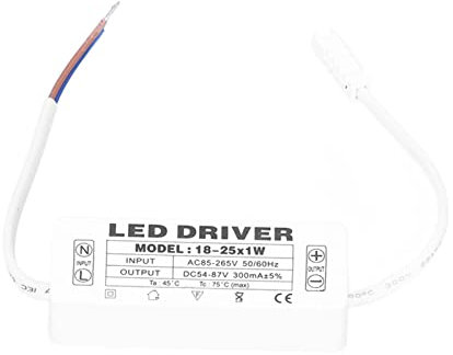 FTVOGUE 18-25X1W LED-Treiber AC85-265V Bis DC54-87V 300mA Konstantspannungs-LED-Lampentransformator-Netzteiltreiber