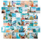 Anguxer 50 PCS wall collage kit aesthetic, aesthetic postcards, aesthetic postkarten, wandcollagen set