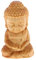 Holzfigur aus Holz, handgeschnitzt, Sammelfigur, Buddha B