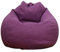 Highdi Sitzsack für Erwachsene Indoor Outdoor Sitzkissen Waschbarer Weicher Flauschiger Sofabettbezug Ohne Füllung Gartenkissen Bodenkissen für Wohnzimmer Gaming (Violett,70x80cm)