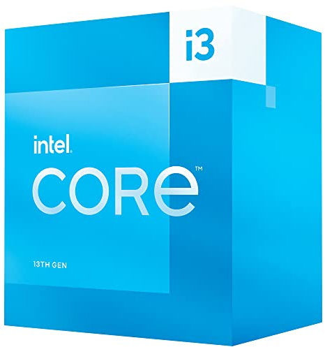 Intel Processore desktop Core i3-13100 4 core (4 P-core + 0 E-core) 12 MB di cache, fino a 4,5 GHz