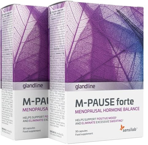 Wechseljahre, Menopause - Vitamin B12, Biotin, Vitamin D3, Folsäure, Calcium, Safran, Chrom, Salbei, Nelke und Vitamine für Frauen - Hormon Balance Frauen - 60 Kapseln für 60 Tage – Sensilab