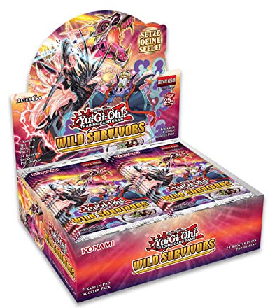 Konami Yu-Gi-Oh! Wild Survivors Booster Display (24 Booster) - Deutsche Version