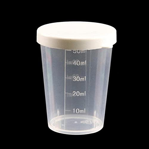 20/30/50ml Misurino di Farmaci Con Coperchio Vecchio Uomo Multiuso Medicina Tazza Becher Misura di Plastica Erogazione Trasparente