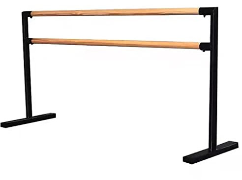 Ballettstange Doppelschichtige Ballettstange aus Eisen und Holz, tragbare bewegliche Verlängerungsstange, Tragfähigkeit 300 kg (Size : 1M/3.3FT)
