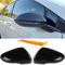 Autozubehör Spiegel Spiegelkappen Original Passend für 2013-2017 VW Golf 7 VII MK7& 7.5 Variant GTI/GTD/R Schrägheck/Touring Tuning Zubehör Aussen Accessoire - Optik Glänzend Schwarz, 1 Paar